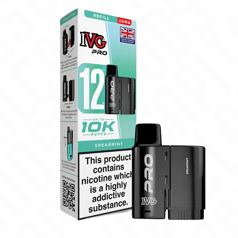 IVG Pro 12 Prefilled Replacement Pods (20mg)