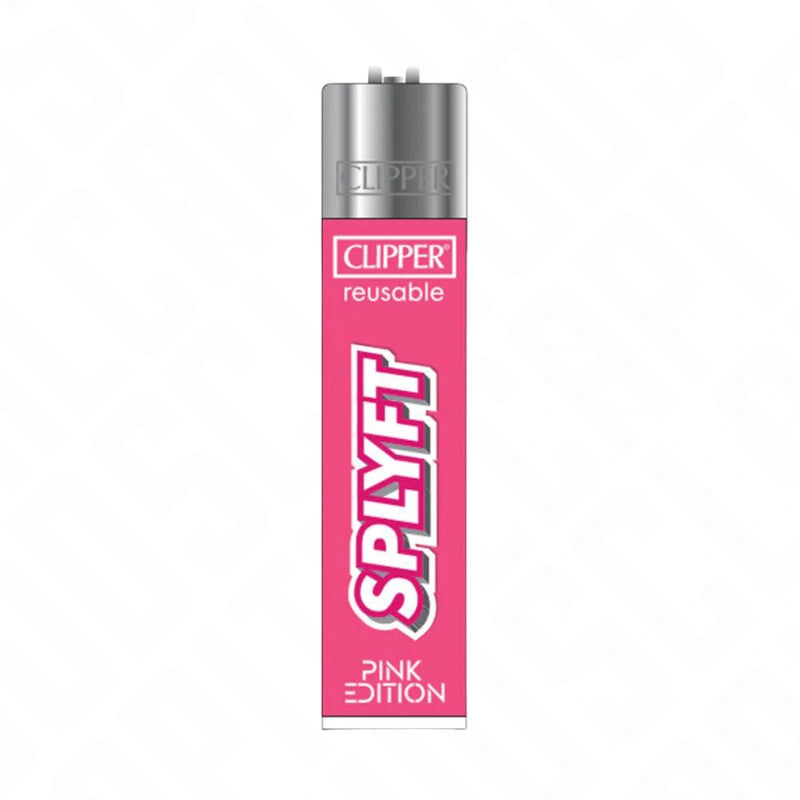 Clipper SPLYFT Pink Large Classic Refillable Lighter