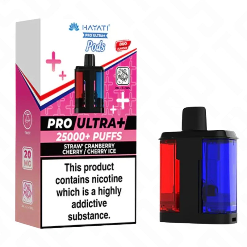 Hayati Pro Ultra Plus 25K Replacement Pods + Refills