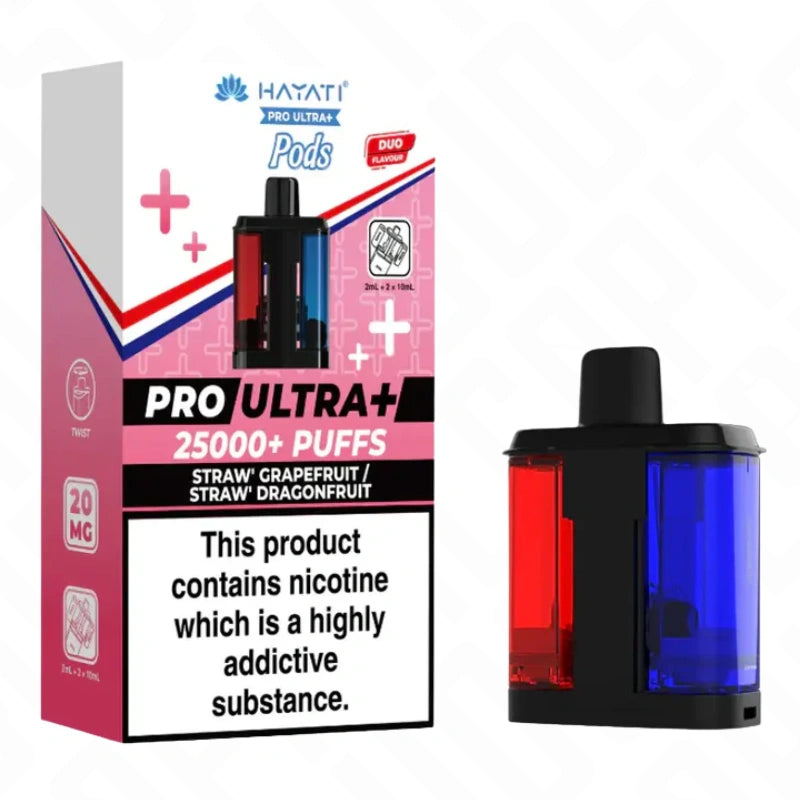 Hayati Pro Ultra Plus 25K Replacement Pods + Refills