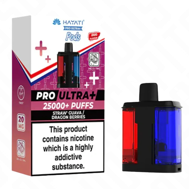 Hayati Pro Ultra Plus 25K Replacement Pods + Refills