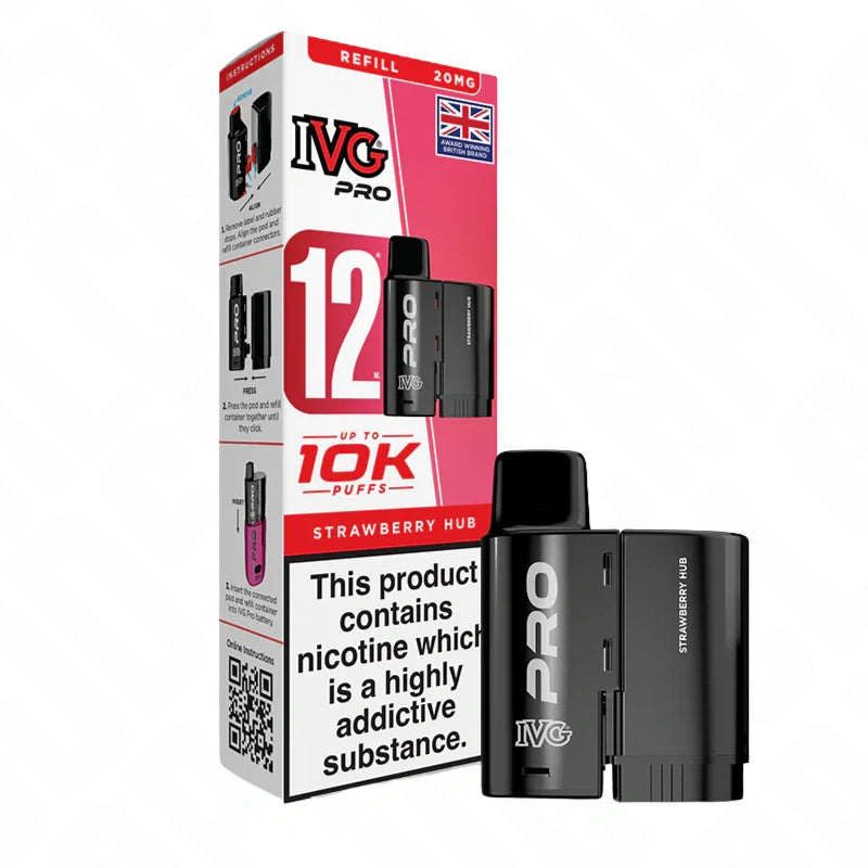 IVG Pro 12 Prefilled Replacement Pods (20mg)