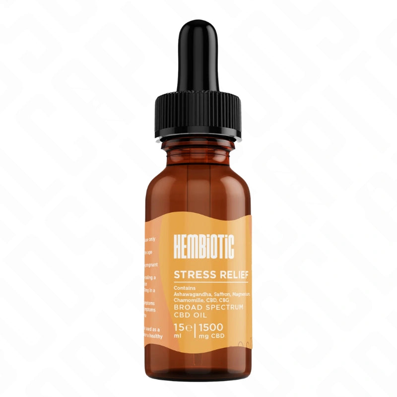 Hembiotic 1500mg Broad-Spectrum Functional CBD Oil