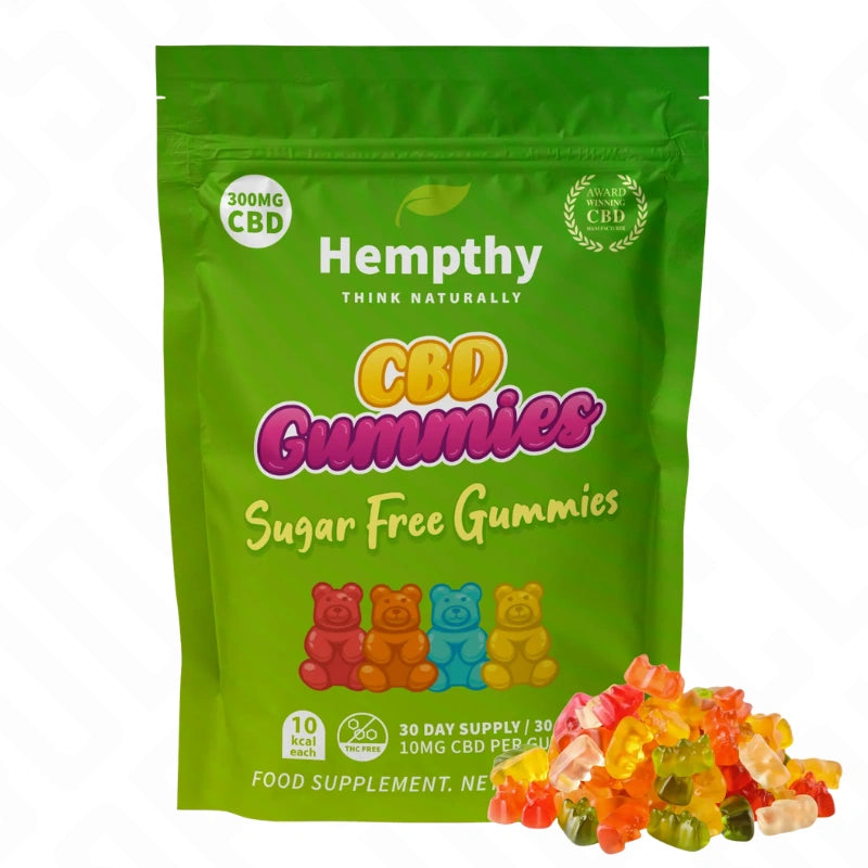 Hempthy 300mg CBD Gummies Pouch