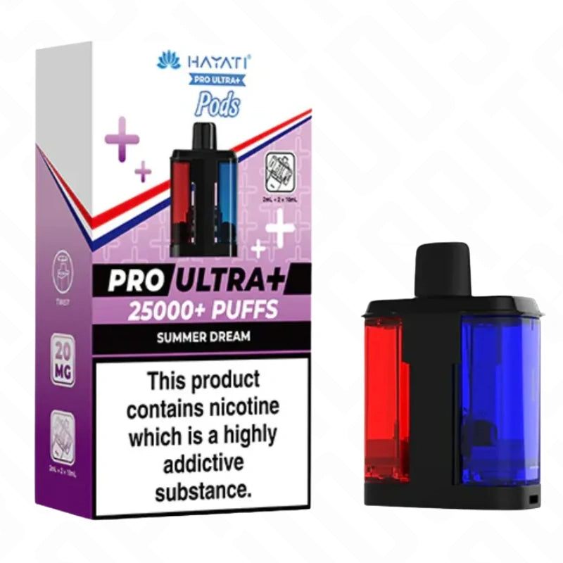 Hayati Pro Ultra Plus 25K Replacement Pods + Refills