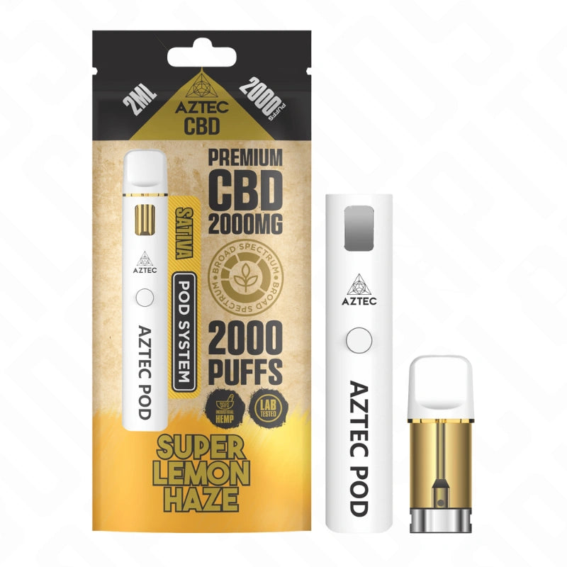 Aztec CBD 2000mg Broad Spectrum Pro Vape Pod Kit