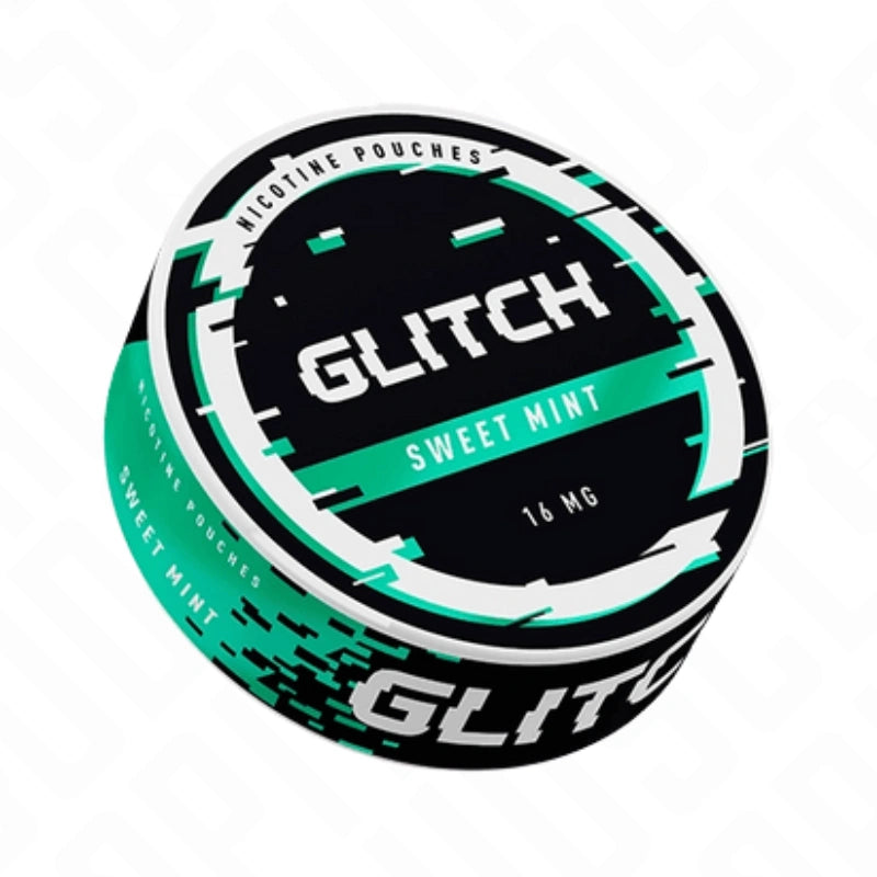 Glitch Regular 16mg Nicotine Pouches N.G.P Tobacco