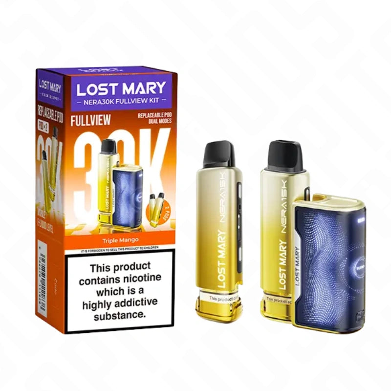 Lost Mary Nera 30K Single Flavour Prefilled Vape Pod Kit Lost Mary