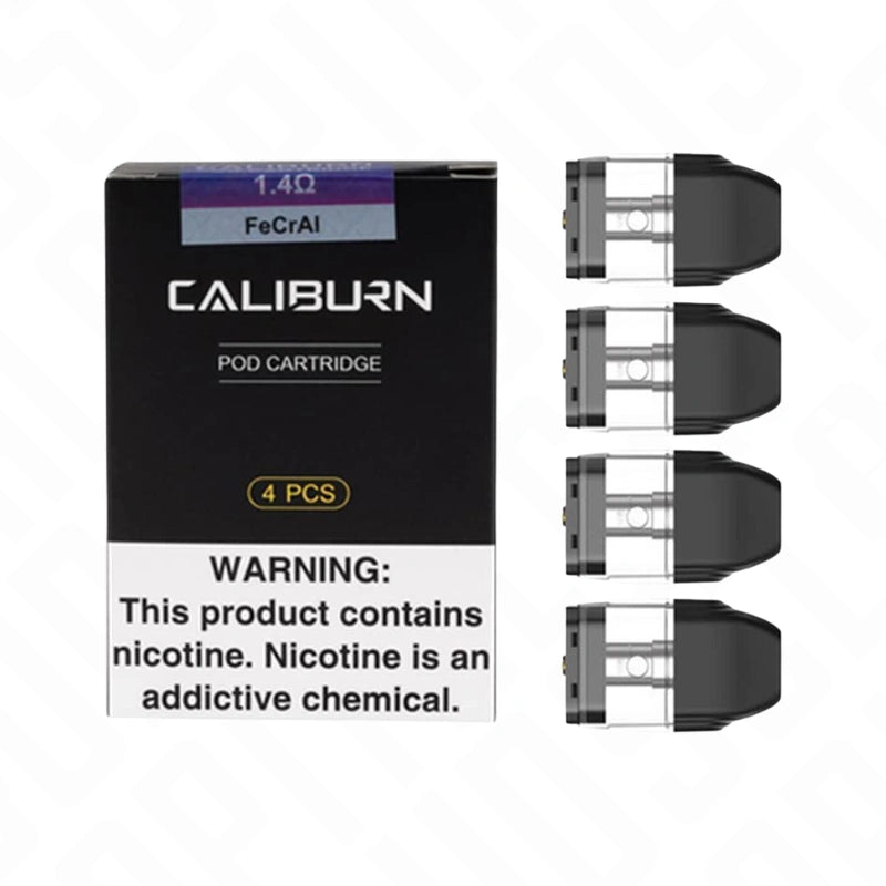 Uwell Caliburn 1.4 ohm Replacement pods - Pack of 4