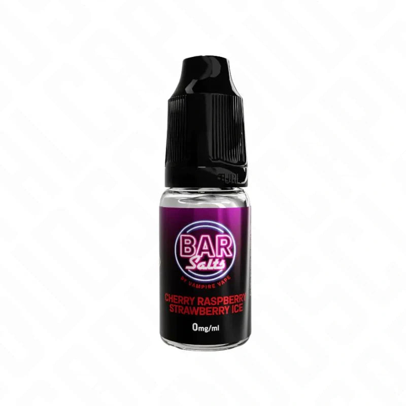 Bar Salts by Vampire Vape Cherry Raspberry Strawberry Ice 50/50 Nic Salt 10ml