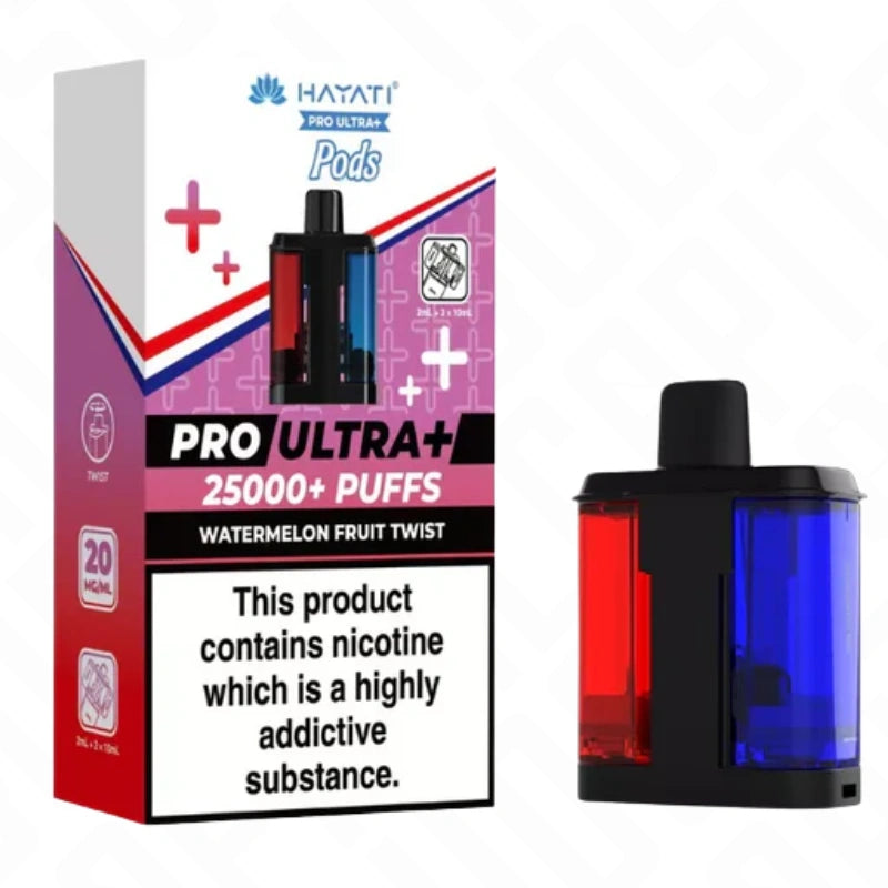 Hayati Pro Ultra Plus 25K Replacement Pods + Refills