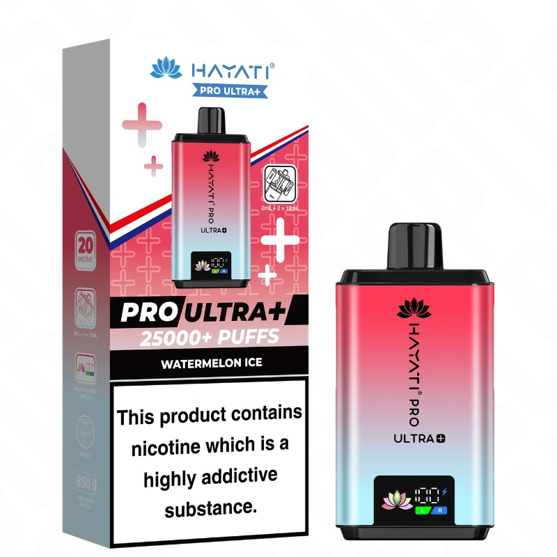 Hayati Pro Ultra Plus 25K Watermelon Ice vape pod kit device