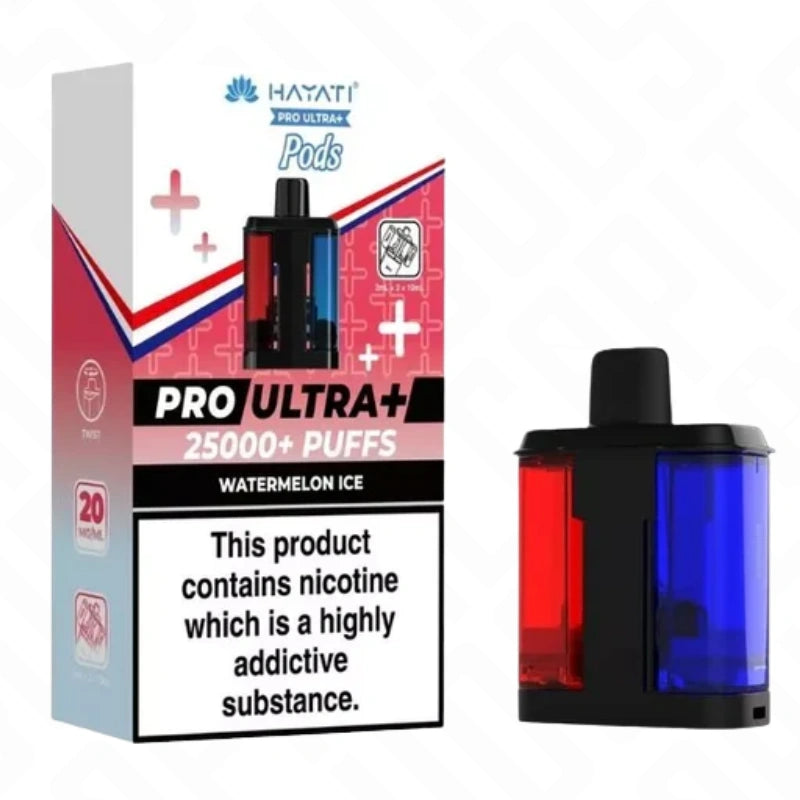 Hayati Pro Ultra Plus 25K Replacement Pods + Refills