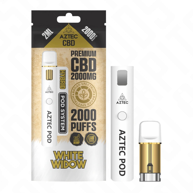 Aztec CBD 2000mg Broad Spectrum Pro Vape Pod Kit