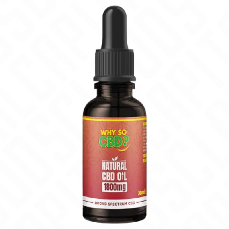 Why So CBD? 1800mg Broad-Spectrum CBD Natural Oil