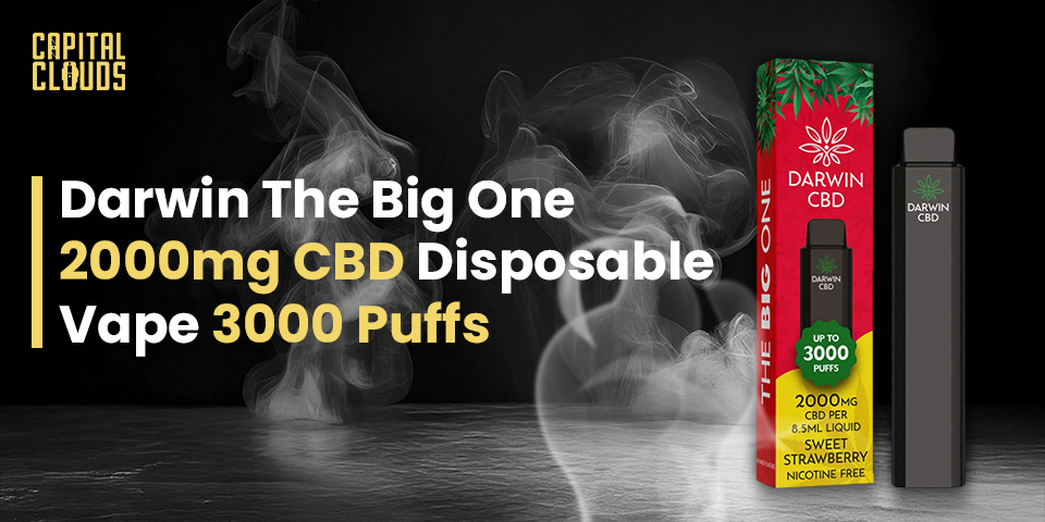 Darwin - The Big One 2000mg CBD Disposable Vape: 3000 Puffs of Relaxation